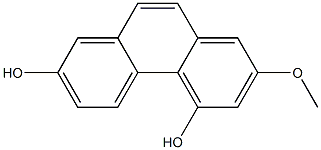 2-Methoxyphenanthrene-4,7-diol 结构式