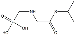 [(Phosphonomethyl)amino]thioacetic acid S-isopropyl ester 结构式