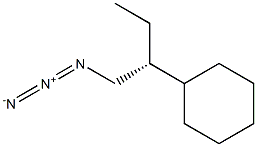 [R,(+)]-2-Cyclohexylbutyl azide 结构式