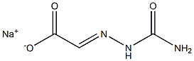 Semicarbazonoacetic acid sodium salt 结构式