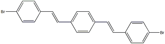 1,4-Bis[(E)-4-bromostyryl]benzene 结构式