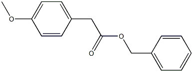 2-(4-Methoxyphenyl)acetic acid benzyl ester 结构式