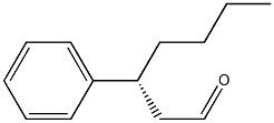 (R)-3-Phenylheptanal 结构式