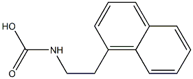 2-(1-Naphtyl)ethylcarbamic acid 结构式