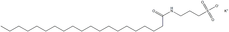 3-[(1-Oxoicosyl)amino]-1-propanesulfonic acid potassium salt 结构式