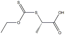 (-)-Dithiocarbonic acid O-ethyl S-[(S)-1-carboxyethyl] ester 结构式