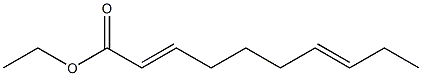 2,7-Decadienoic acid ethyl ester 结构式