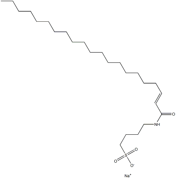 4-[(1-Oxo-2-henicosen-1-yl)amino]-1-butanesulfonic acid sodium salt 结构式