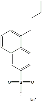 5-Butyl-2-naphthalenesulfonic acid sodium salt 结构式