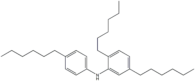 4,2',5'-Trihexyl[iminobisbenzene] 结构式