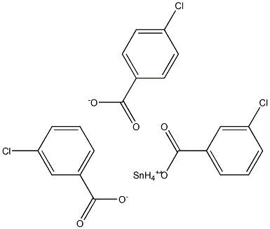 Tin(II)3-chlorobenzoate 4-chlorobenzoate 结构式