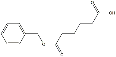 Hexanedioic acid 1-benzyl ester 结构式