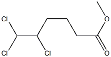 5,6,6-Trichlorohexanoic acid methyl ester 结构式