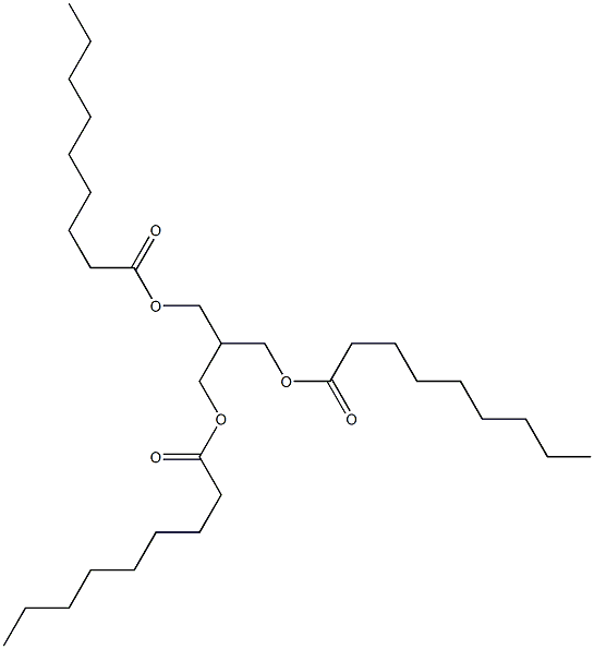 2-[(Nonanoyloxy)methyl]-1,3-propanediol dinonanoate 结构式