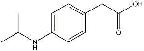 2-[p-(Isopropylamino)phenyl]acetic acid 结构式