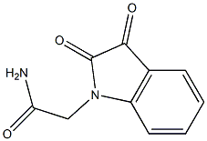 2,3-Dioxoindoline-1-acetamide 结构式
