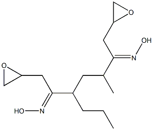 2,2'-[1-Methyl-3-propyl-1,3-propanediylbis(oxymethylene)]bis(oxirane) 结构式