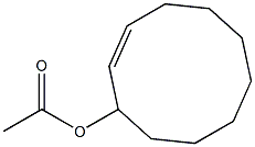 2-Cyclodecen-1-ol acetate 结构式