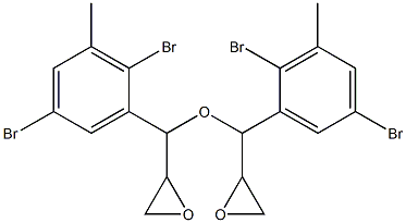 2,5-Dibromo-3-methylphenylglycidyl ether 结构式