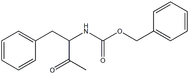 N-(1-Acetyl-2-phenylethyl)carbamic acid benzyl ester 结构式