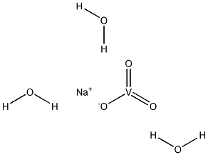 Sodium vanadate trihydrate 结构式