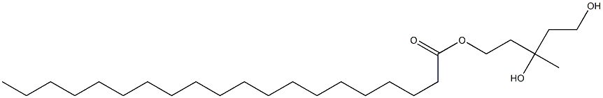 Icosanoic acid 3,5-dihydroxy-3-methylpentyl ester 结构式