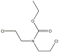 Bis(2-chloroethyl)carbamic acid ethyl ester 结构式
