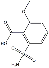 2-Methoxy-6-sulfamoylbenzoic acid 结构式