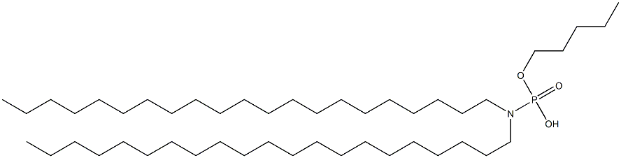 N,N-Dihenicosylamidophosphoric acid hydrogen pentyl ester 结构式