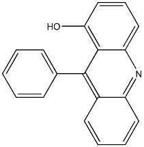 9-Phenyl-1-hydroxyacridine 结构式