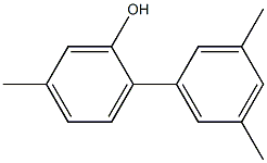 2-(3,5-Dimethylphenyl)-5-methylphenol 结构式