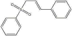 1-Phenyl-3-(phenylsulfonyl)propene 结构式