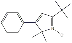 2,2-Dimethyl-3-phenyl-5-tert-butyl-2H-pyrrole 1-oxide 结构式