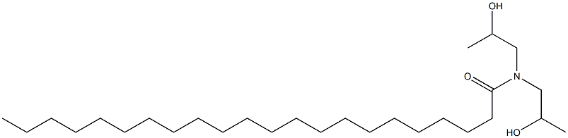 N,N-Bis(2-hydroxypropyl)behenic amide 结构式