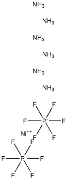 Hexamminenickel(II) hexafluorophosphate 结构式