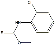 N-(2-Chlorophenyl)thiocarbamic acid methyl ester 结构式