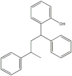 2-(1,3-Diphenylbutyl)phenol 结构式