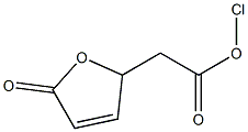 2-Chloro-2,5-dihydro-5-oxofuran-2-acetic acid 结构式