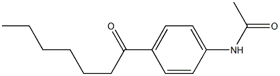 4'-Heptanoylacetanilide 结构式