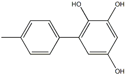 6-(4-Methylphenyl)benzene-1,2,4-triol 结构式