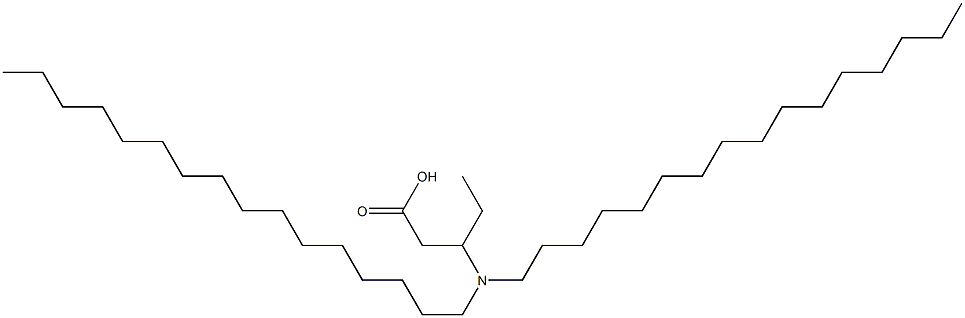 3-(Dihexadecylamino)valeric acid 结构式