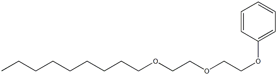 1-Nonyloxy-5-phenoxy-3-oxapentane 结构式