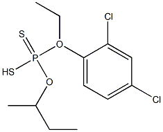 Dithiophosphoric acid O-(2,4-dichlorophenyl)O-ethyl S-butyl ester 结构式