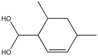 2,4-Dimethyltetrahydrobenzaldehyde glycol acetal 结构式