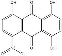 1,4,8-Trihydroxy-5-nitroanthraquinone 结构式