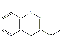 1-Methyl-3-methoxy-1,4-dihydroquinoline 结构式