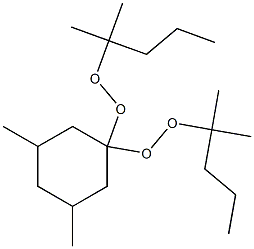 3,5-Dimethyl-1,1-bis(1,1-dimethylbutylperoxy)cyclohexane 结构式