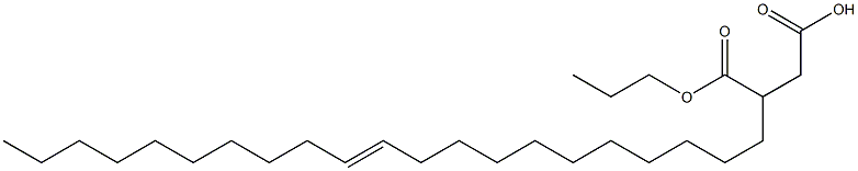 3-(11-Henicosenyl)succinic acid 1-hydrogen 4-propyl ester 结构式