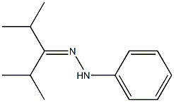 1-Phenyl-2-(2,4-dimethylpentan-3-ylidene)hydrazine 结构式