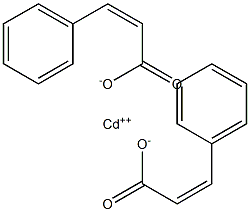 Bis[cis-cinnamic acid]cadmium salt 结构式